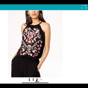 INC “Bloom” Jumpsuit. NWOT